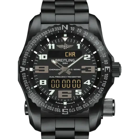 Breitling Emergency, 51 mm, dLC-coated titanium, black dial