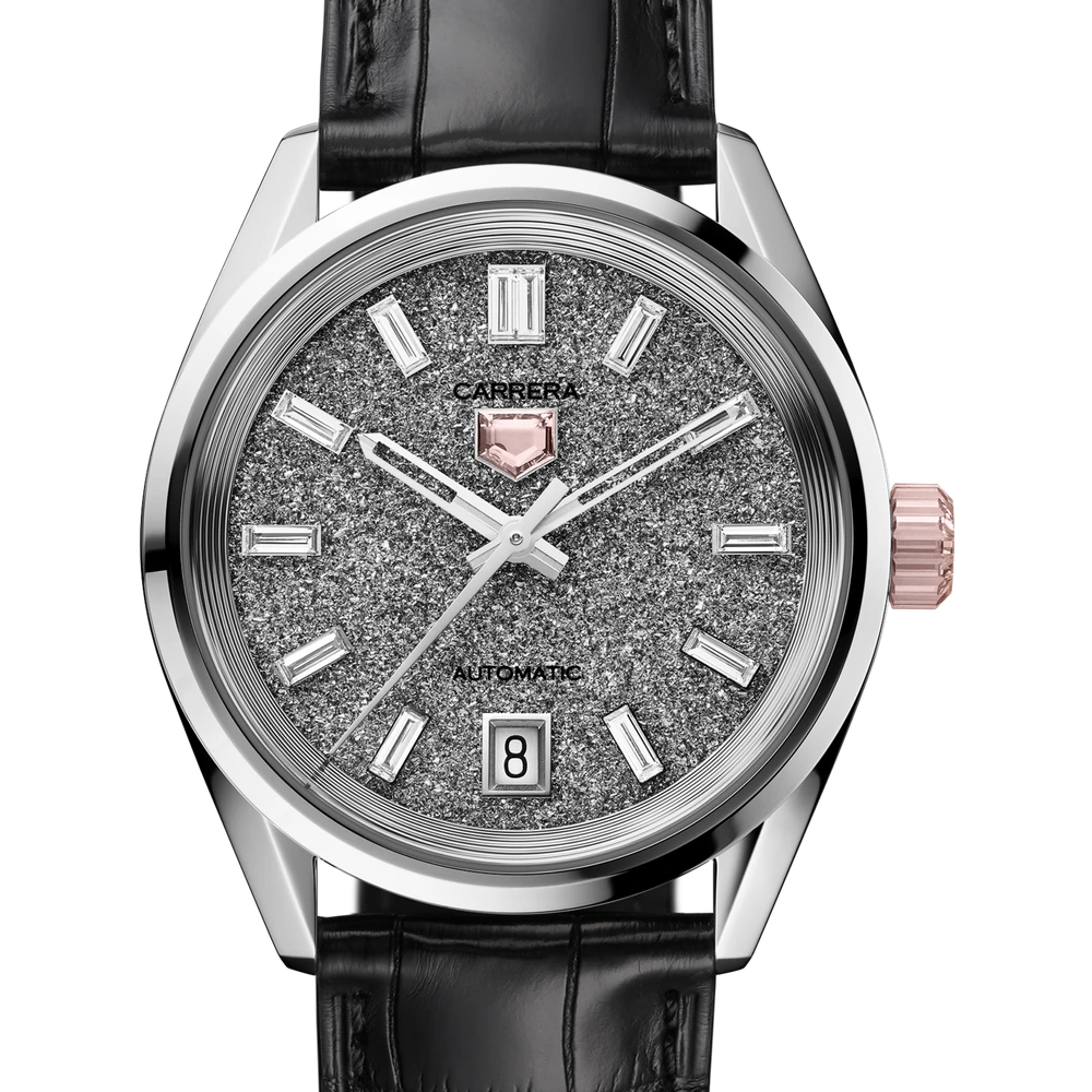 TAG Heuer Date Plasma Diamant d'Avant-Garde, Automatic, 36 mm, 18K white Gold