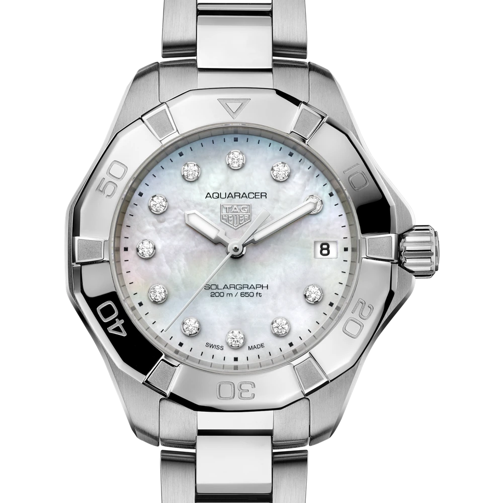 TAG Heuer Professional 200 Solargraph, Solar Quartz, 34 mm, Steel