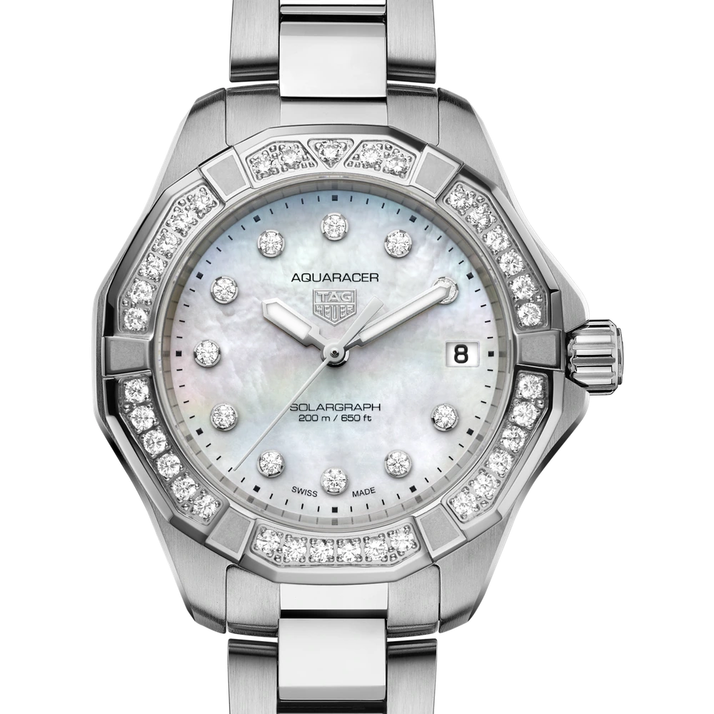 TAG Heuer Professional 200 Solargraph, Solar Quartz, 34 mm, Steel