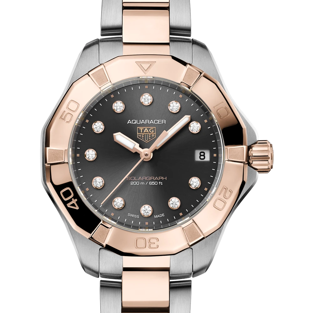TAG Heuer Professional 200 Solargraph, Solar Quartz, 34 mm, Steel