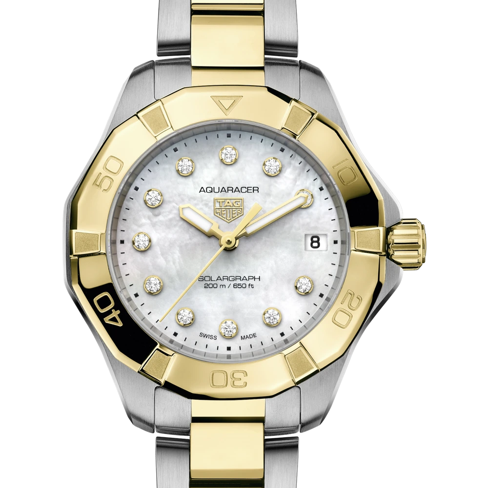 TAG Heuer Professional 200 Solargraph, Solar Quartz, 34 mm, Steel