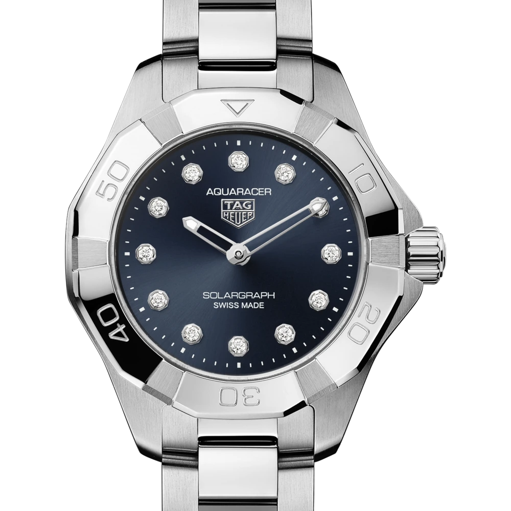 TAG Heuer Professional 100 Solargraph, Solar Quartz, 28 mm, Steel