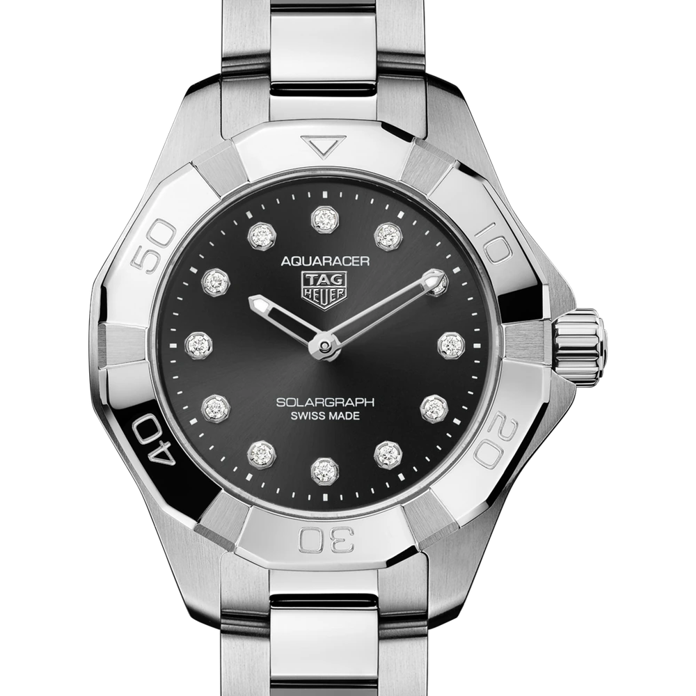 TAG Heuer Professional 100 Solargraph, Solar Quartz, 28 mm, Steel