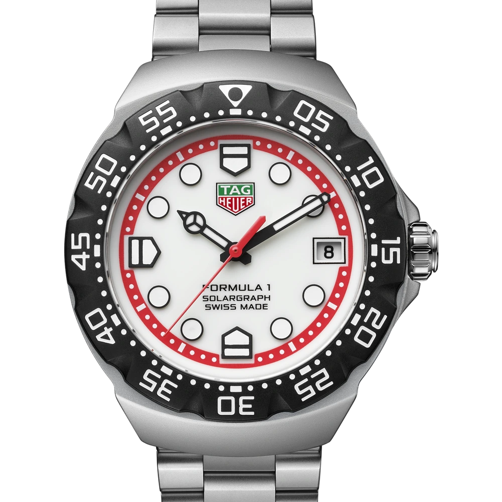 TAG Heuer Solargraph, Solar Quartz, 38 mm, Steel
