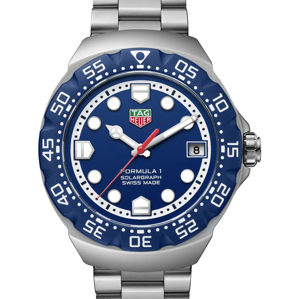 TAG Heuer Solargraph, Solar Quartz, 38 mm, Steel