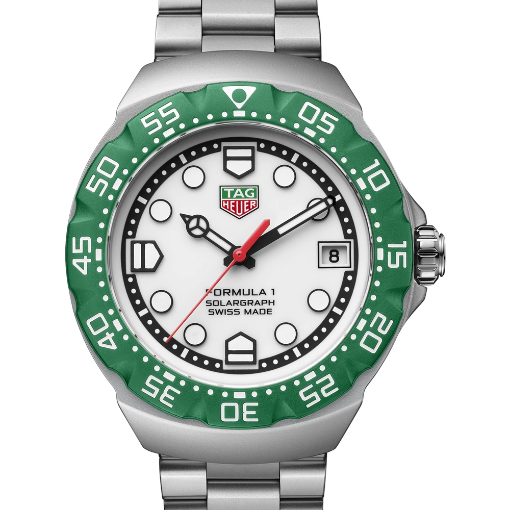 TAG Heuer Solargraph, Solar Quartz, 38 mm, Steel