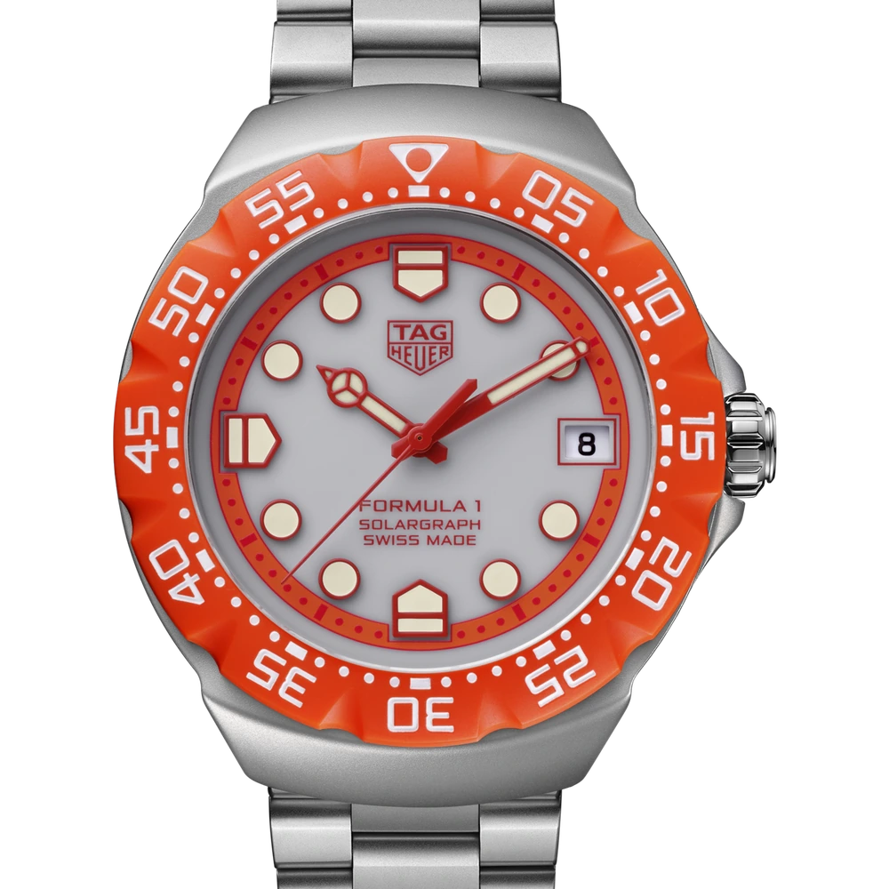 TAG Heuer Solargraph, Solar Quartz, 38 mm, Steel