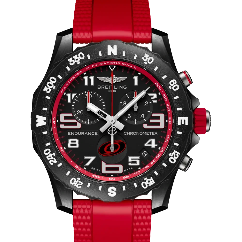 Breitling Endurance Pro 44 Carolina Hurricanes, 44 mm, breitlight®, black dial