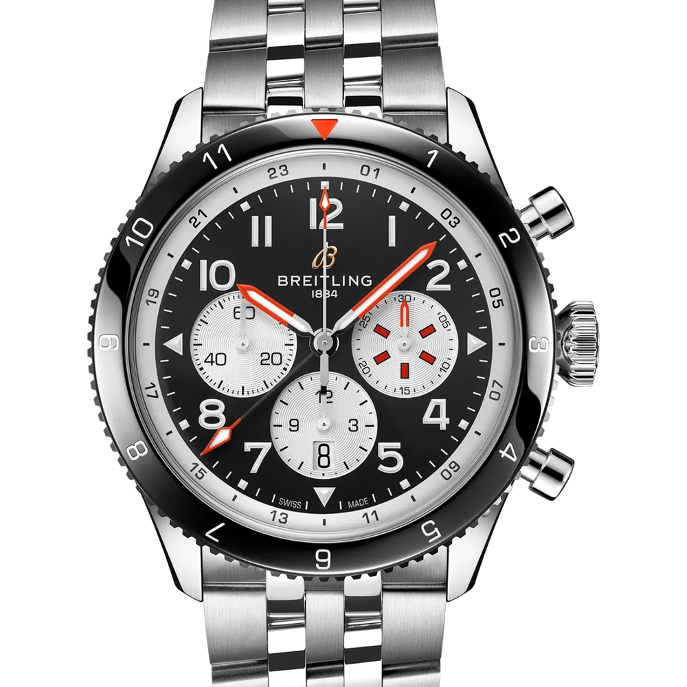 Breitling Super AVI B04 Chronograph GMT 46 Mosquito, 46 mm, stainless steel, black dial