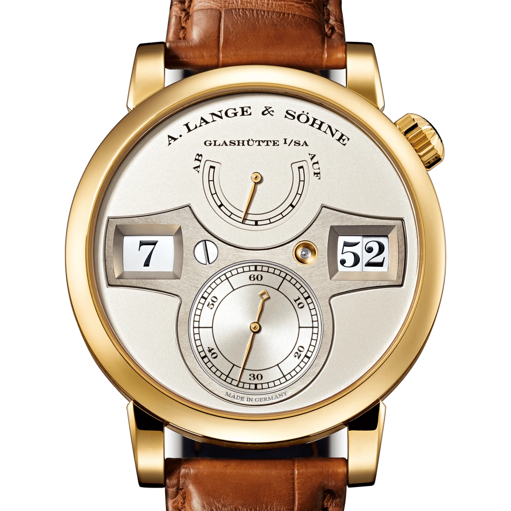 A. Lange & Söhne Yellow Gold, Ivory argenté Dial