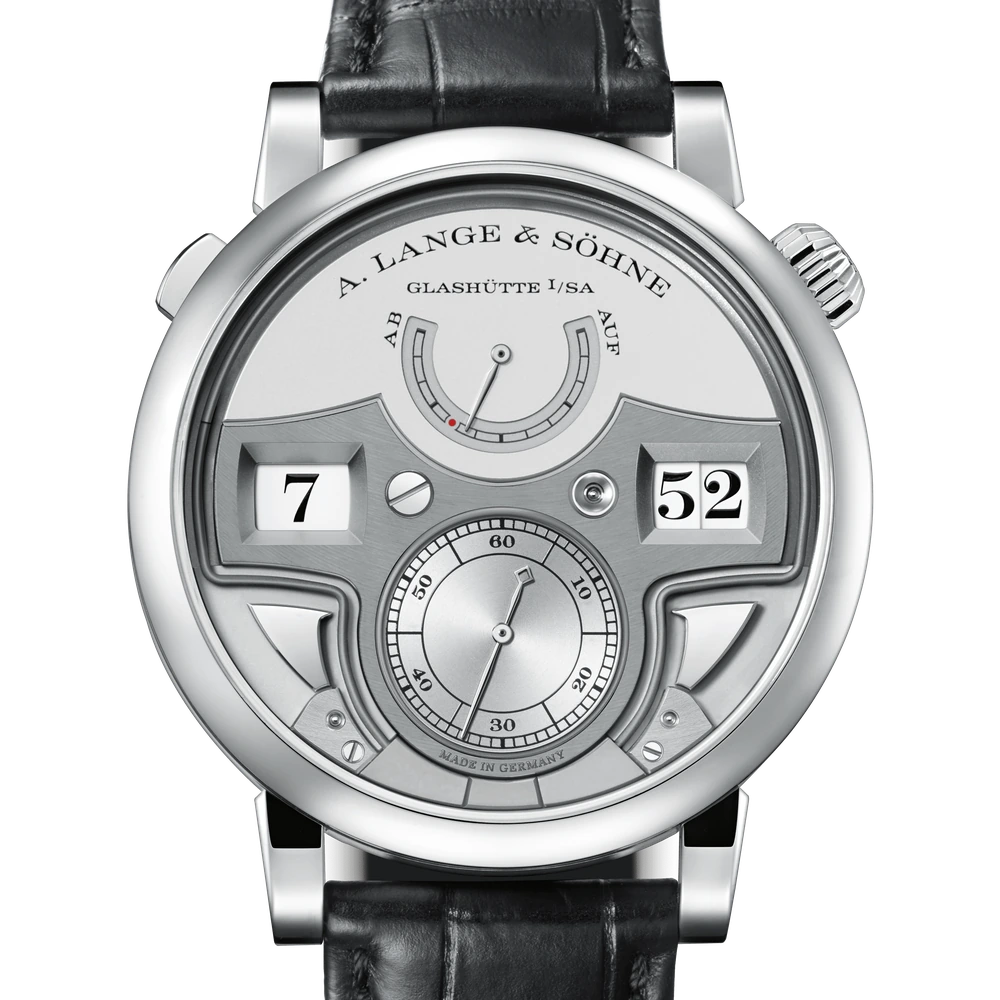 A. Lange & Söhne Platinum, Rhodié Dial