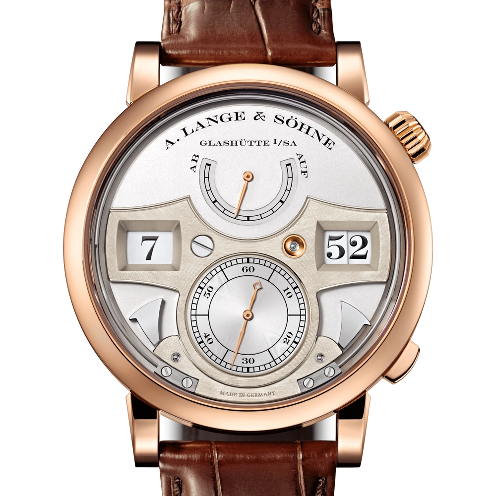 A. Lange & Söhne Pink Gold, Argenté Dial
