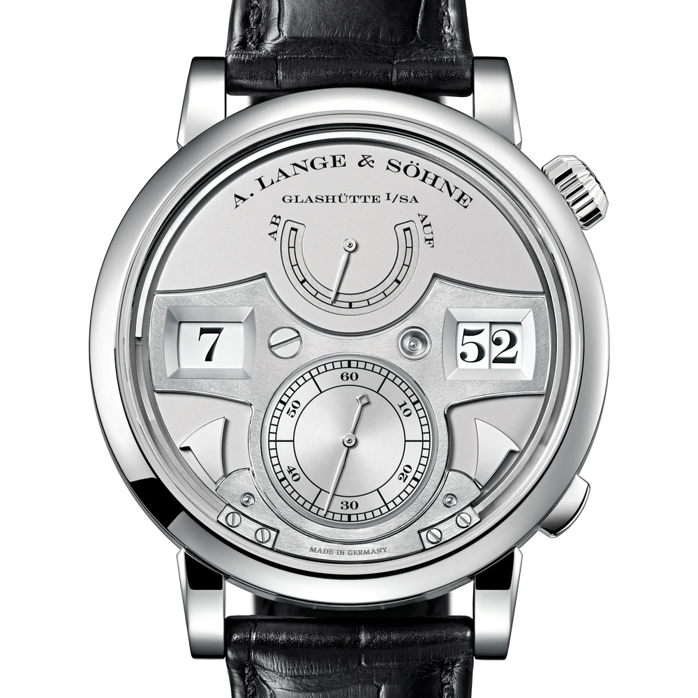 A. Lange & Söhne Platinum, Rhodié Dial