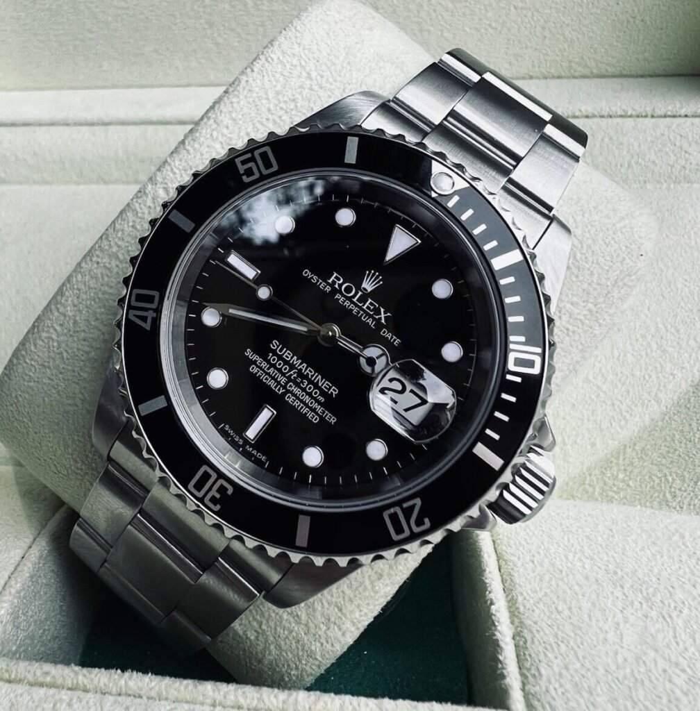 Rolex Submariner 40mm 16610 Black Dial Steel Oyster Bracelet w/ B+P