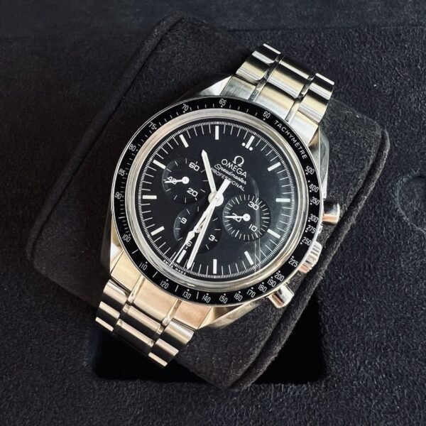 OMEGA Speedmaster Moonwatch Sapphire Sandwich Chrono 42mm Steel Men’s w/ B+P