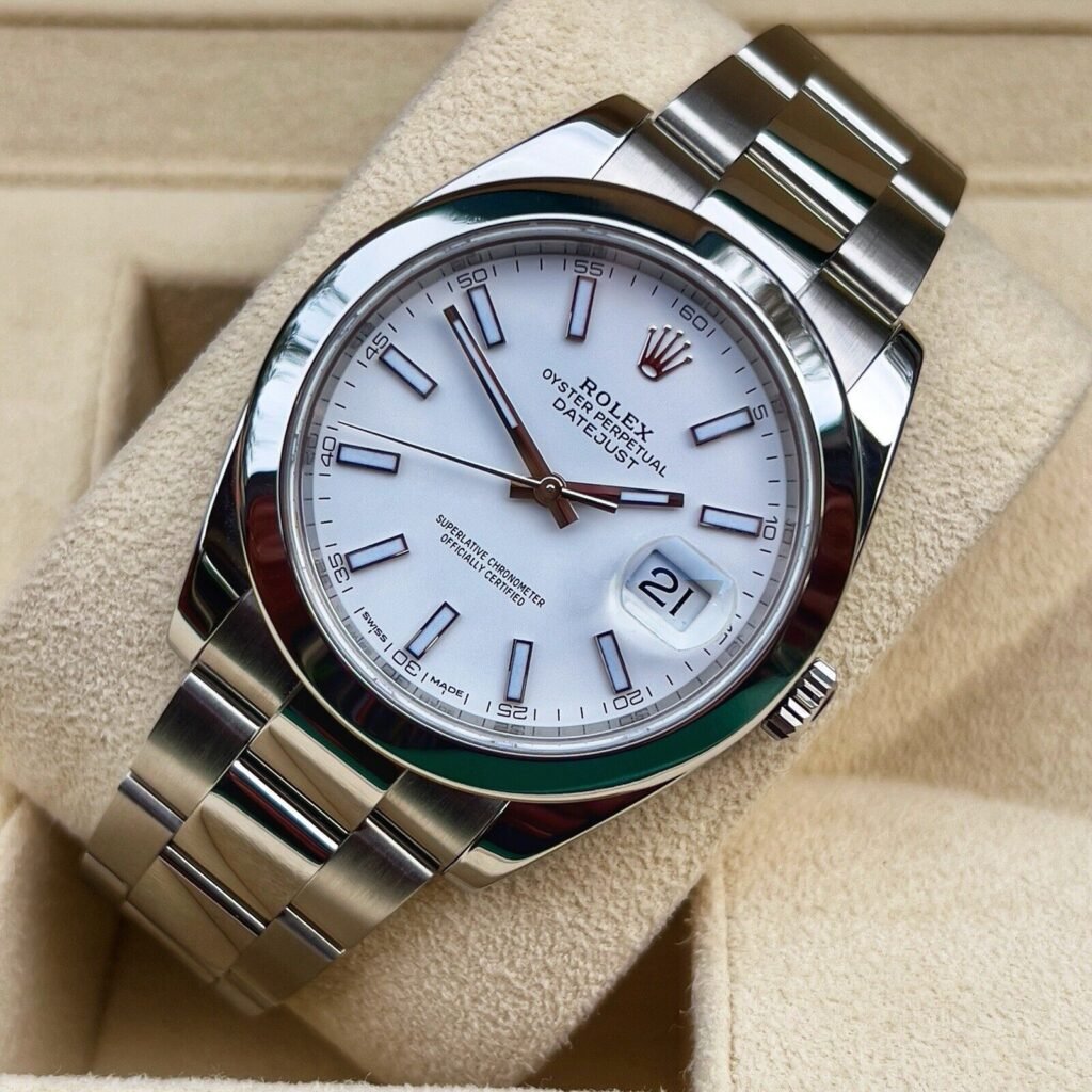 2019 Rolex Datejust 41mm White Dial 126300 Steel Oyster Bracelet w/ B+P