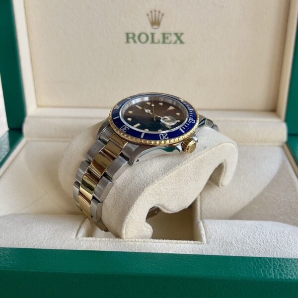 1986 Rolex Submariner Date 16803 Purple Patina Tropical Dial 40mm Bluesy HEL - Image 3