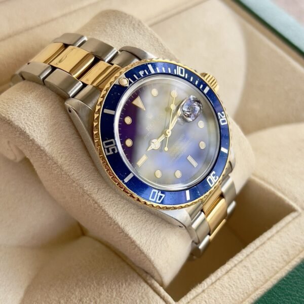 1986 Rolex Submariner Date 16803 Purple Patina Tropical Dial 40mm Bluesy HEL - Image 12