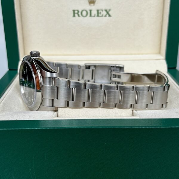 Rolex Air-King 40mm 116900 Steel Oyster Bracelet Black Dial w/ B+P - Image 7
