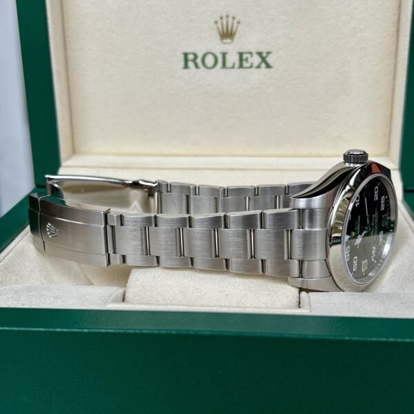 Rolex Air-King 40mm 116900 Steel Oyster Bracelet Black Dial w/ B+P - Image 8