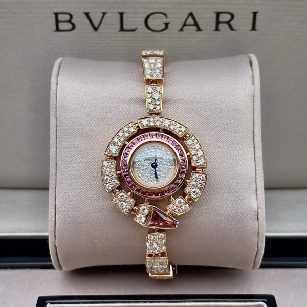 2018 Bvlgari Serpenti Incantati 102536 Rose Gold Diamonds 37mm  B+P - Image 11