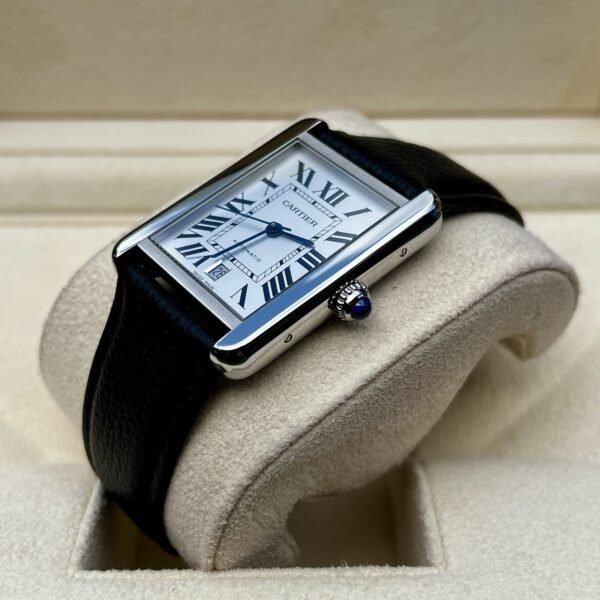 2018 Cartier Tank Solo XL Auto 31x41mm Steel Silver Roman Dial WSTA0029 B+P - Image 4