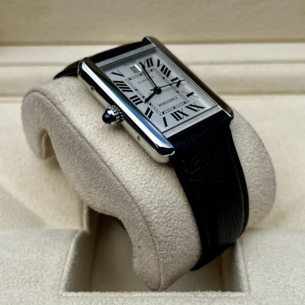 2018 Cartier Tank Solo XL Auto 31x41mm Steel Silver Roman Dial WSTA0029 B+P - Image 5