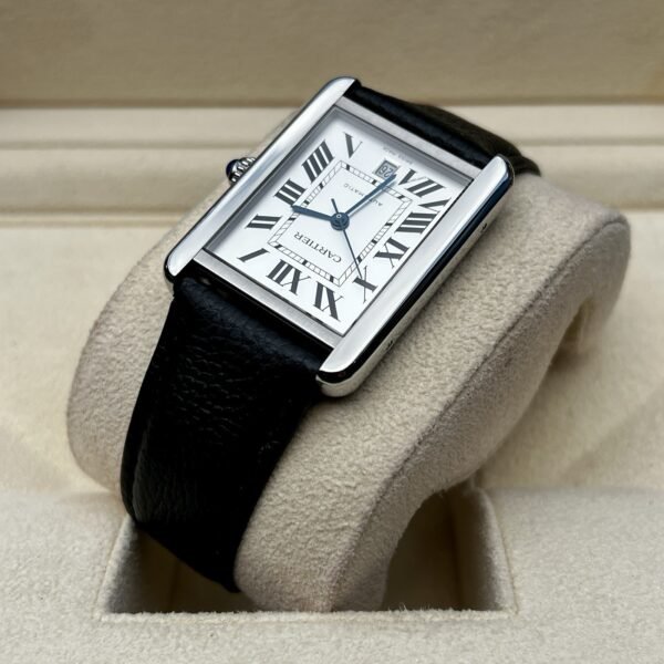 2018 Cartier Tank Solo XL Auto 31x41mm Steel Silver Roman Dial WSTA0029 B+P - Image 6
