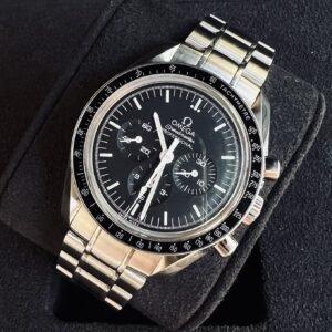 OMEGA Speedmaster Moonwatch Sapphire Sandwich Chrono 42mm Steel Men’s w/ B+P