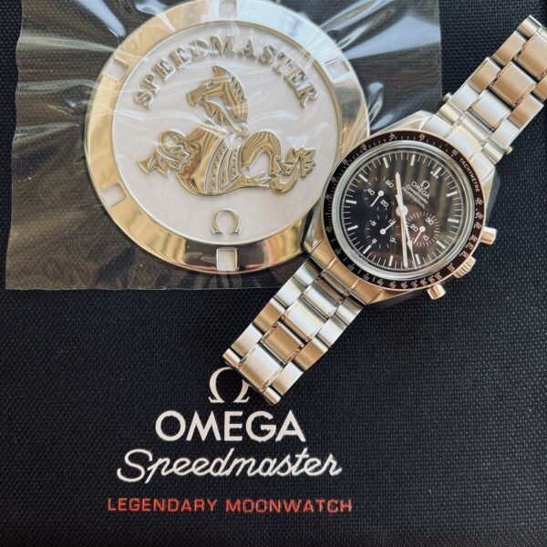 OMEGA Speedmaster Moonwatch Sapphire Sandwich Chrono 42mm Steel Men’s w/ B+P - Image 2