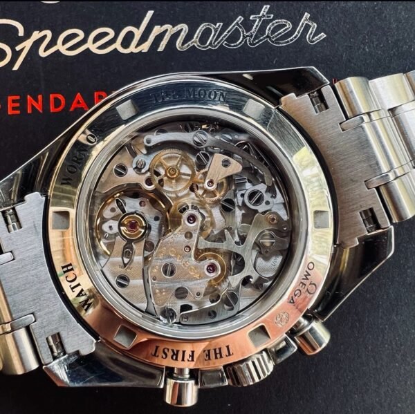 OMEGA Speedmaster Moonwatch Sapphire Sandwich Chrono 42mm Steel Men’s w/ B+P - Image 8
