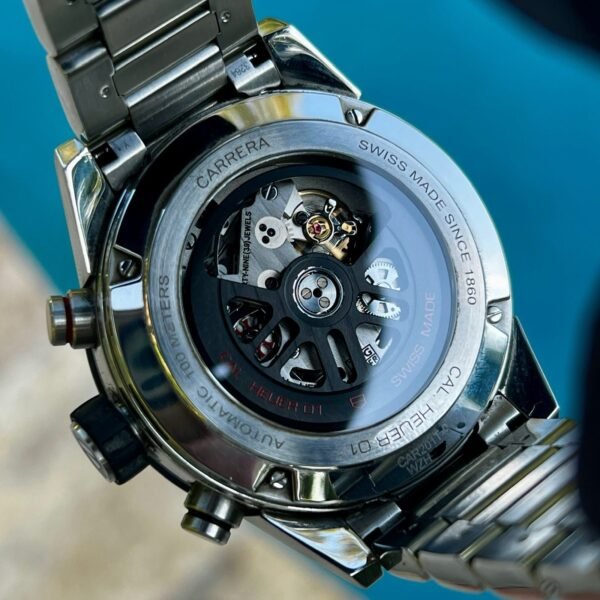 2021 TAG Heuer Carrera 43mm Blue Ceramic Skeleton CAR201T.BA0766 Box+Papers - Image 10
