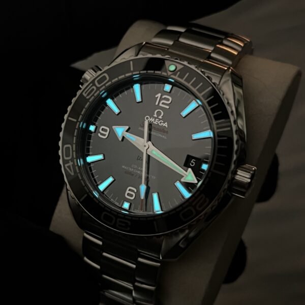 2017 Omega Seamaster Planet Ocean 600M Black Dial Steel 215.30.44.21.01.001- B+P - Image 2
