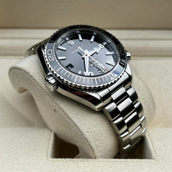2017 Omega Seamaster Planet Ocean 600M Black Dial Steel 215.30.44.21.01.001- B+P - Image 7