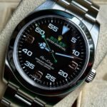 Rolex Air-King 40mm 116900 Steel Oyster Bracelet Black Dial w/ B+P