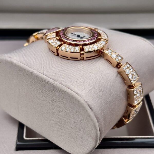 2018 Bvlgari Serpenti Incantati 102536 Rose Gold Diamonds 37mm  B+P - Image 4