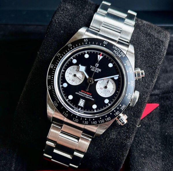 Tudor Black Bay Chronograph 79360N 41mm Steel Black Dial Reverse Panda B+P