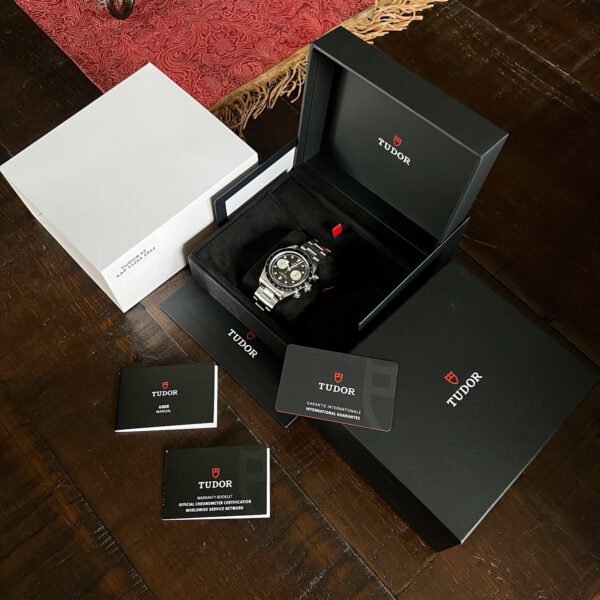 Tudor Black Bay Chronograph 79360N 41mm Steel Black Dial Reverse Panda B+P - Image 2