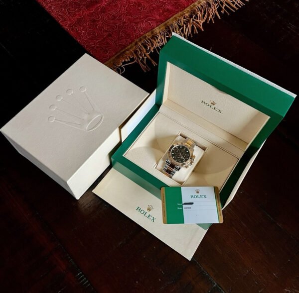Rolex Daytona Cosmograph 116503 40mm Steel Yellow Gold Black Dial w/ B+P - Image 2