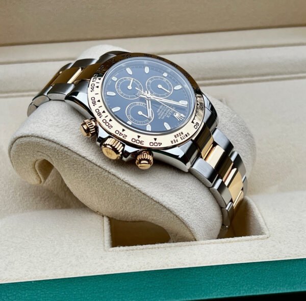 Rolex Daytona Cosmograph 116503 40mm Steel Yellow Gold Black Dial w/ B+P - Image 4