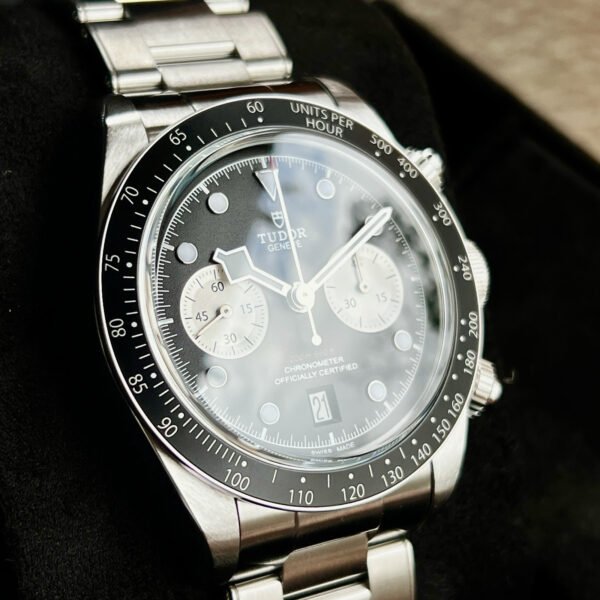 Tudor Black Bay Chronograph 79360N 41mm Steel Black Dial Reverse Panda B+P - Image 3