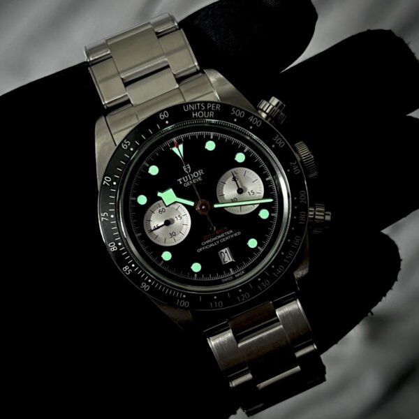 Tudor Black Bay Chronograph 79360N 41mm Steel Black Dial Reverse Panda B+P - Image 4