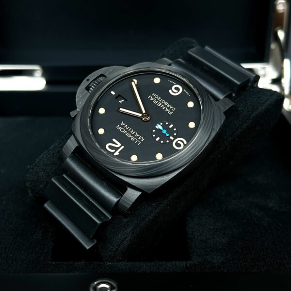 2019 Panerai Luminor Carbotech 44mm 1950 PAM00661 Box, Papers + 2 PAM Straps - Image 7