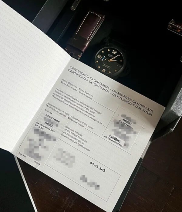 2019 Panerai Luminor Carbotech 44mm 1950 PAM00661 Box, Papers + 2 PAM Straps - Image 11