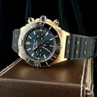 Breitling Super Chronomat 2024 B01 44mm Blue Dial LE 1 Of 140 Rose Gold RB0136