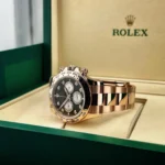 Rolex Daytona Cosmograph 2026 40mm 18k Rose Gold Black Diamond 126505 Box Papers
