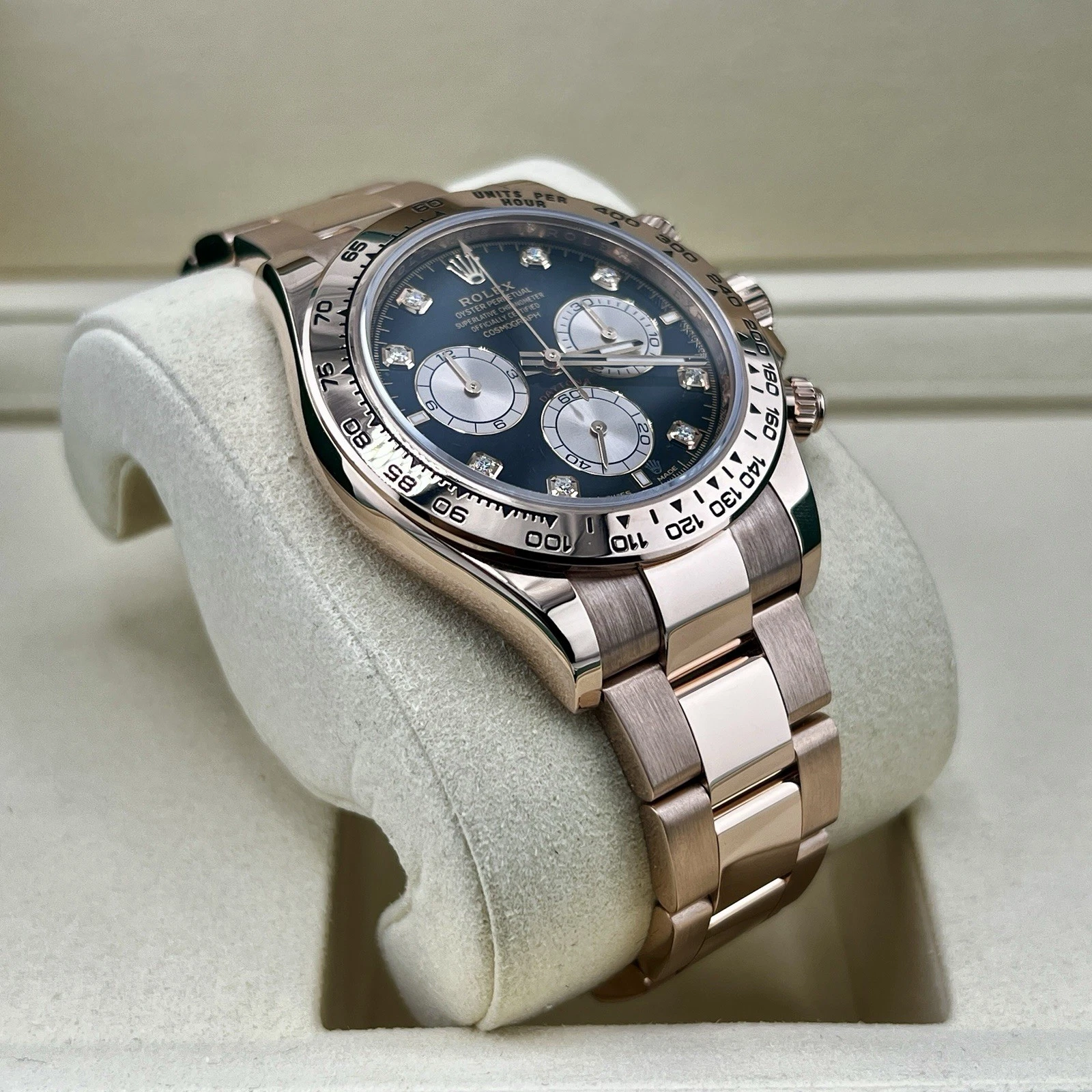 Rolex Daytona Cosmograph 2026 40mm 18k Rose Gold Black Diamond 126505 Box Papers - Image 9