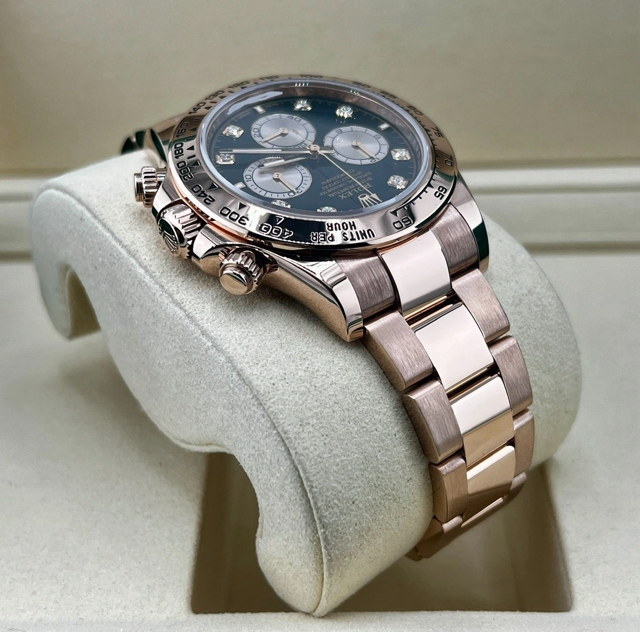 Rolex Daytona Cosmograph 2026 40mm 18k Rose Gold Black Diamond 126505 Box Papers - Image 6
